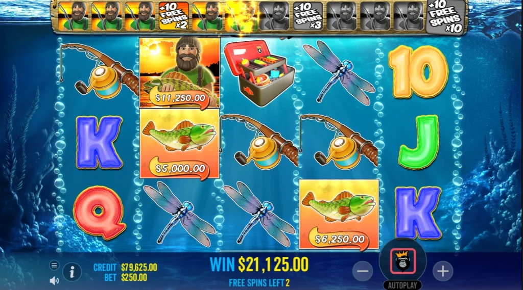 Big Bass Bonanza free spins round