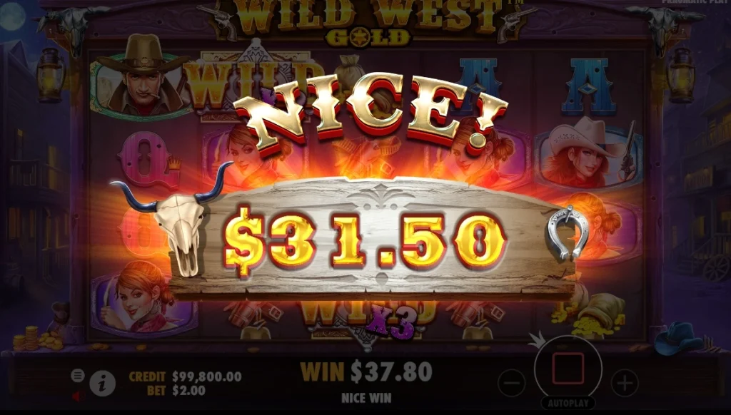 Wild West Gold nice win