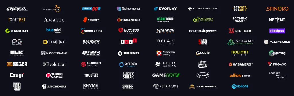 All providers at ICE Casino